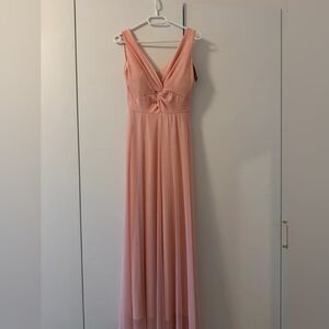 Chic Blush Maxi Dress